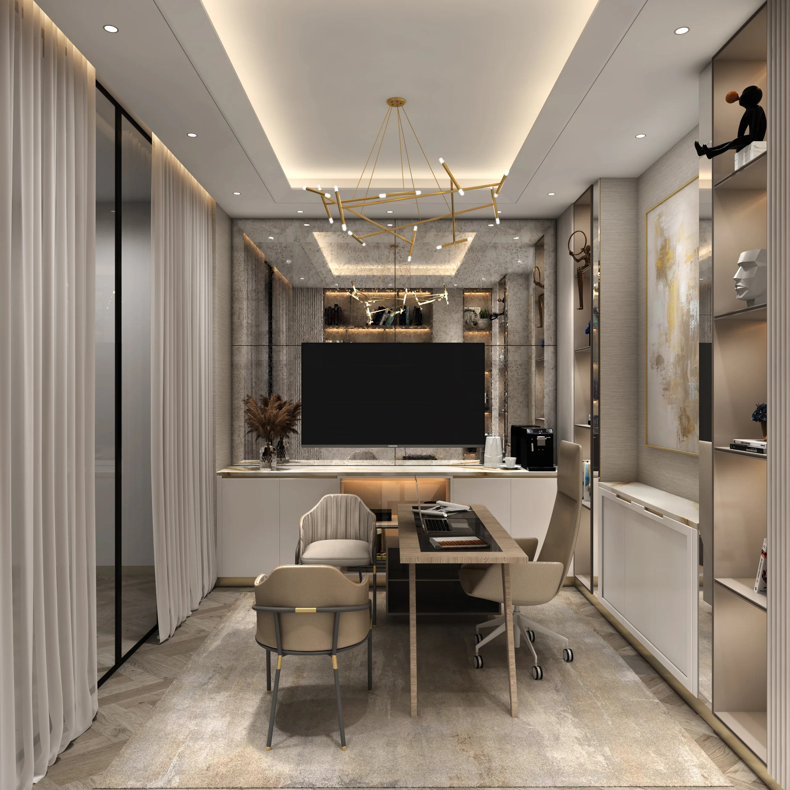 Dual Executive Home Office space 2