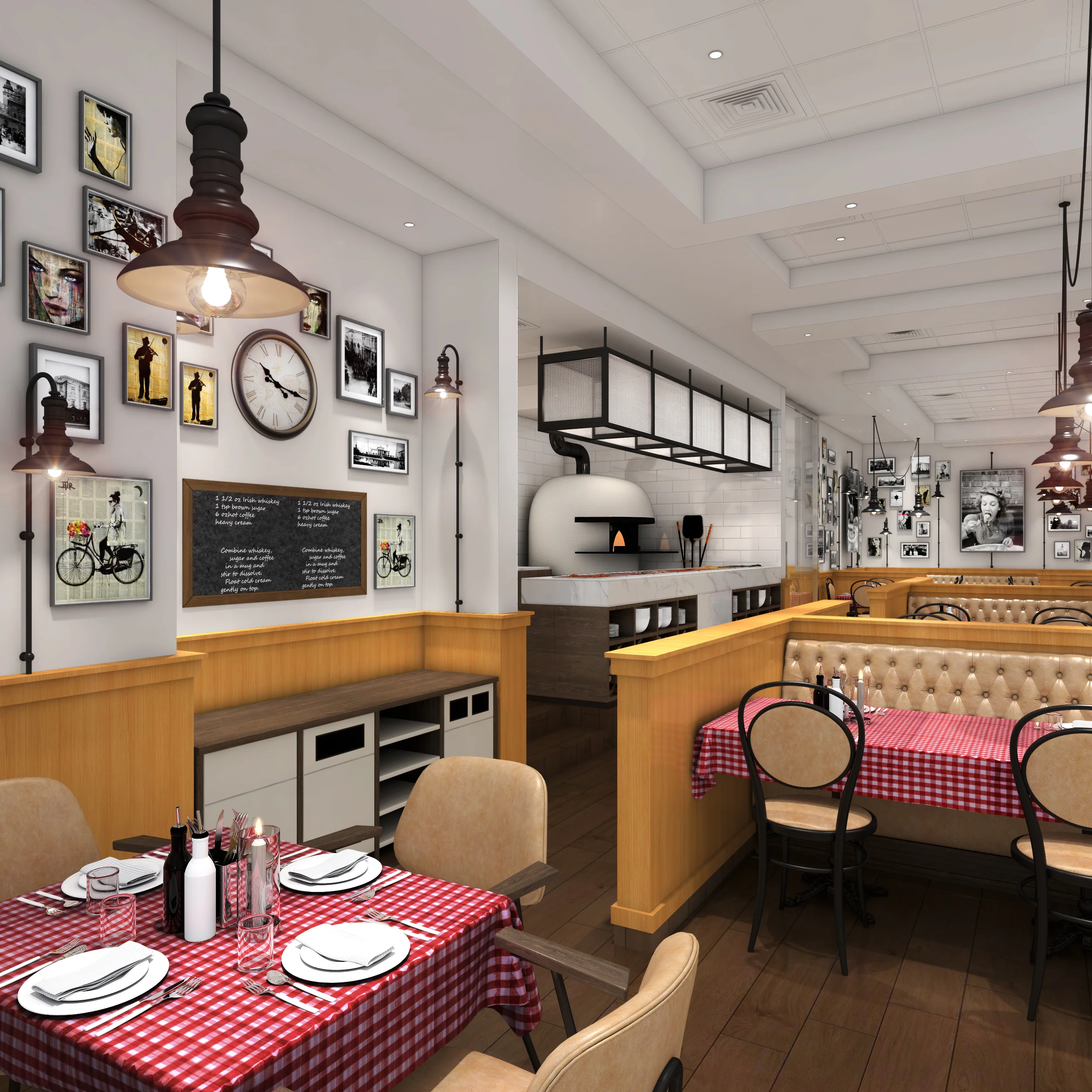 Contemporary Pizzeria space 2