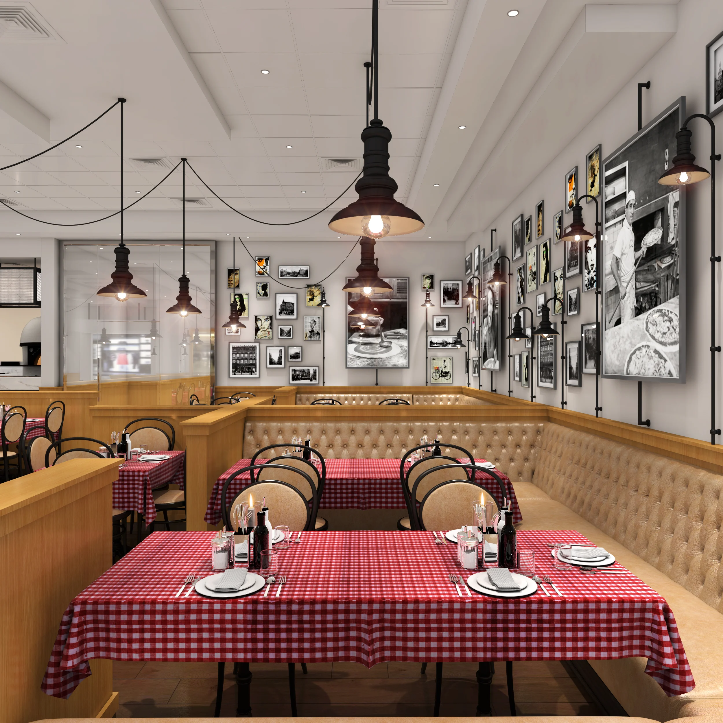 Contemporary Pizzeria space 3