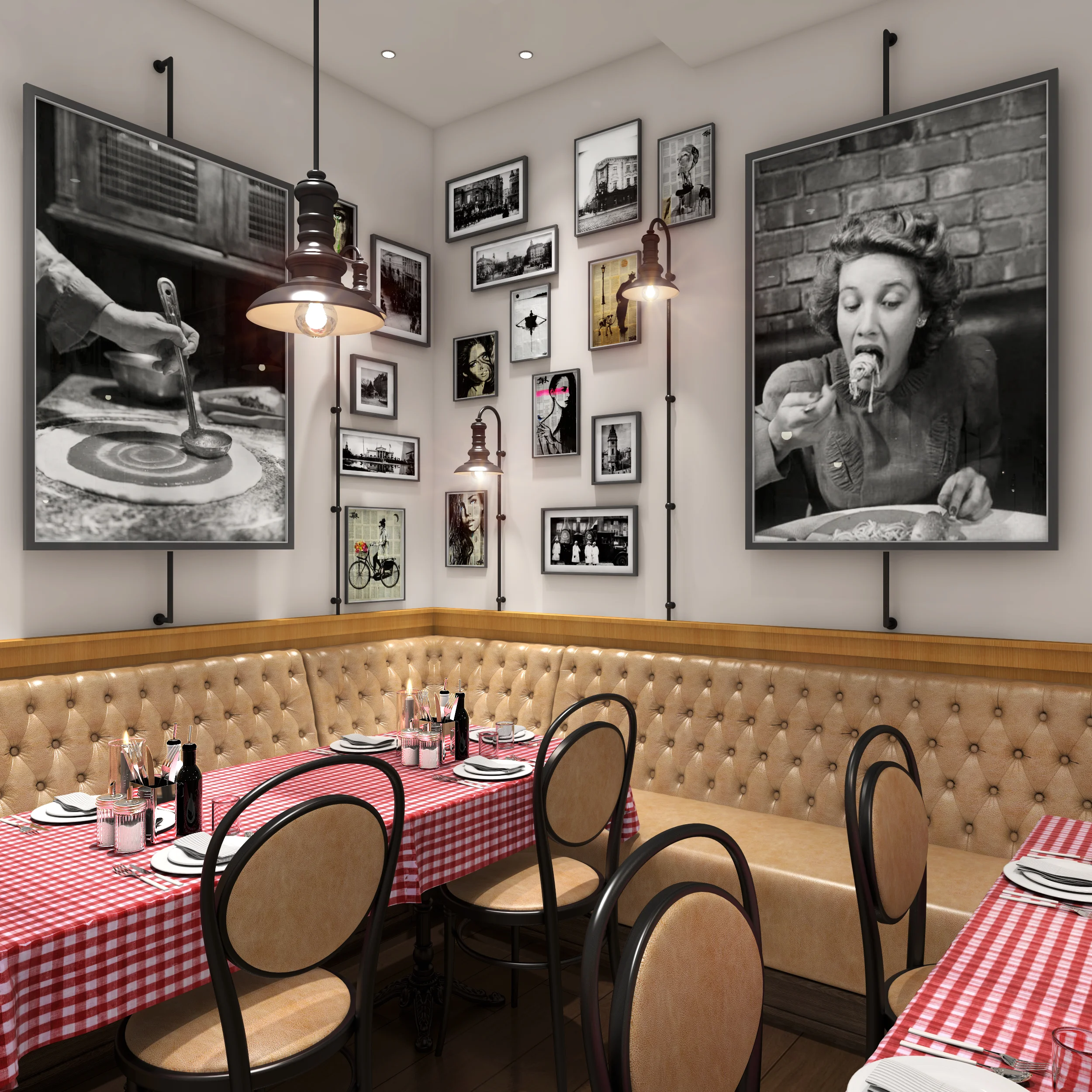 Contemporary Pizzeria space 4