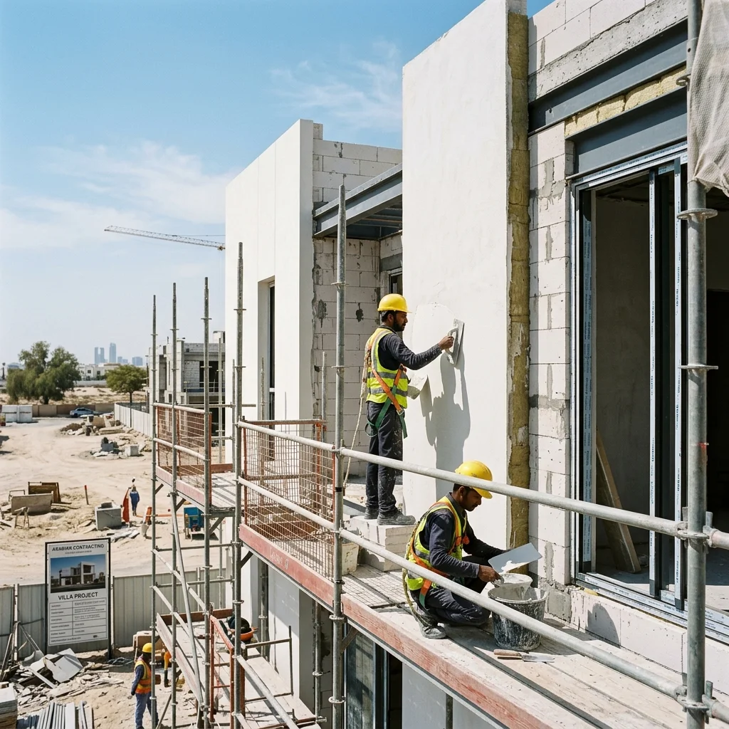 Contemporary Villa Construction space 4