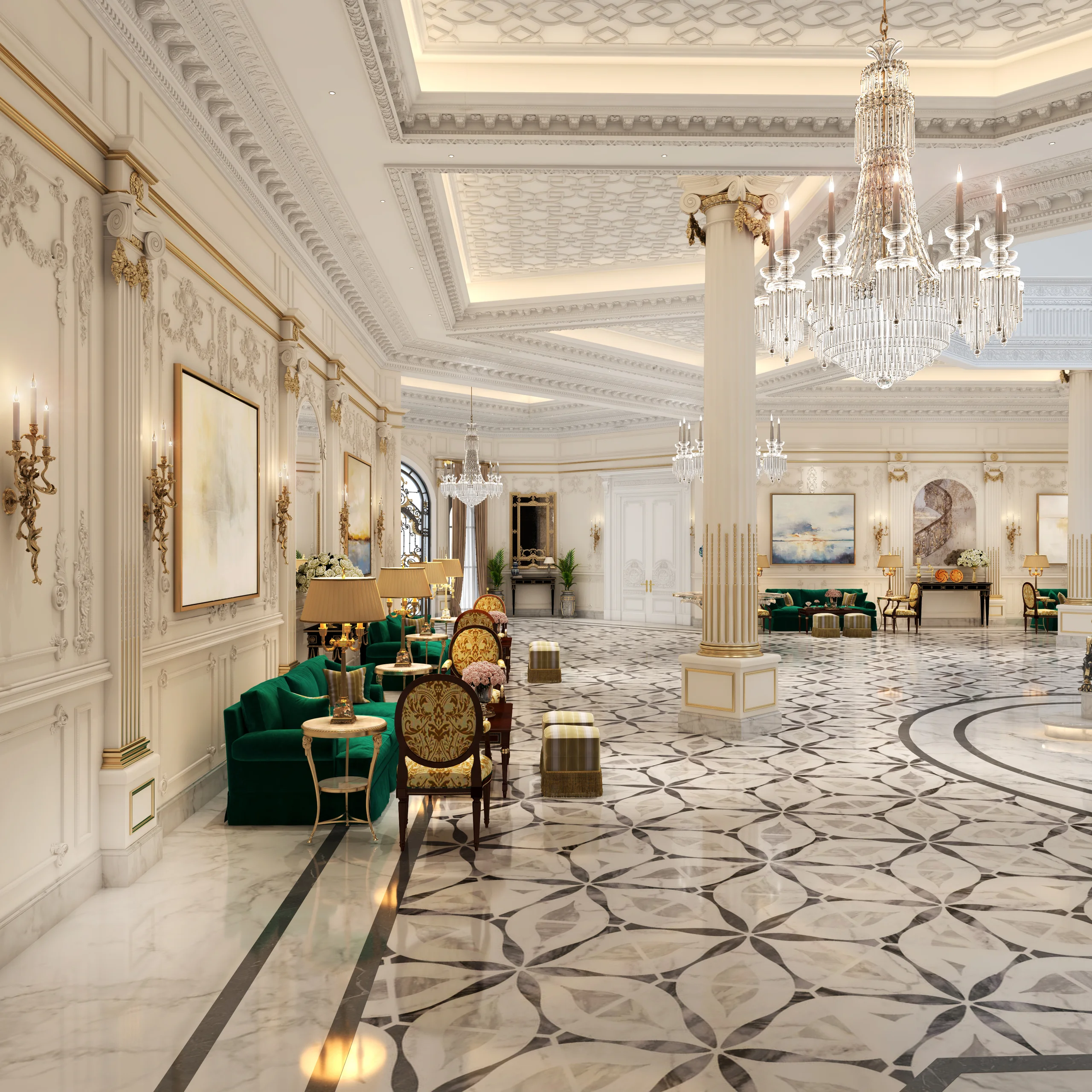 Royal Neoclassical Palace space 4